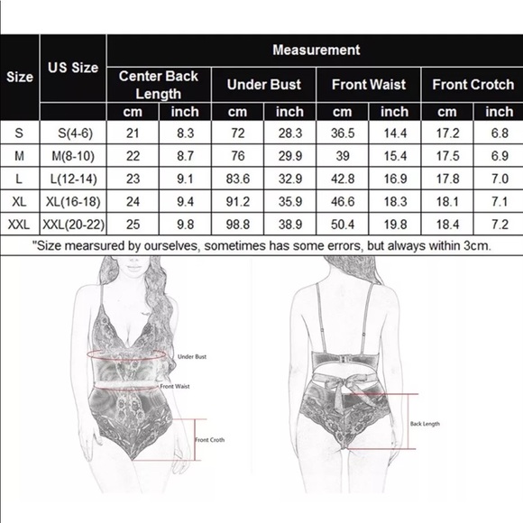 🎉 3/$15 LAST ONE Avid Love blue teddy lingerie - Picture 6 of 8